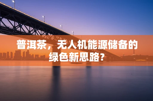 普洱茶，无人机能源储备的绿色新思路？