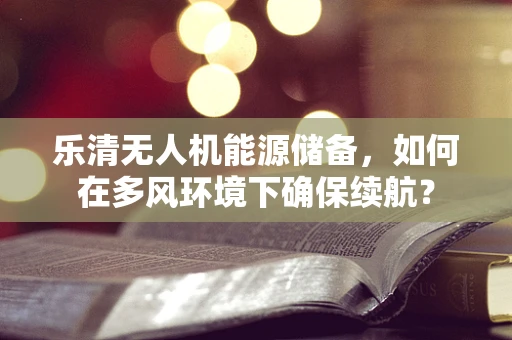 乐清无人机能源储备，如何在多风环境下确保续航？