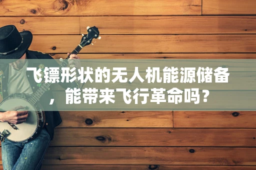 飞镖形状的无人机能源储备，能带来飞行革命吗？
