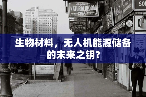 生物材料，无人机能源储备的未来之钥？