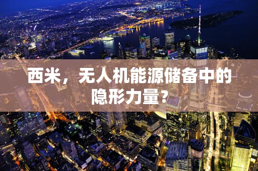 西米，无人机能源储备中的隐形力量？