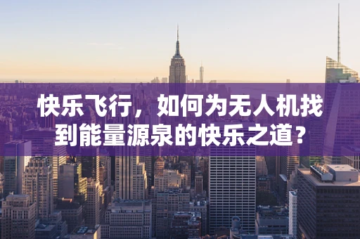 快乐飞行，如何为无人机找到能量源泉的快乐之道？