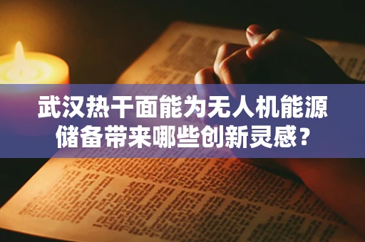 武汉热干面能为无人机能源储备带来哪些创新灵感？