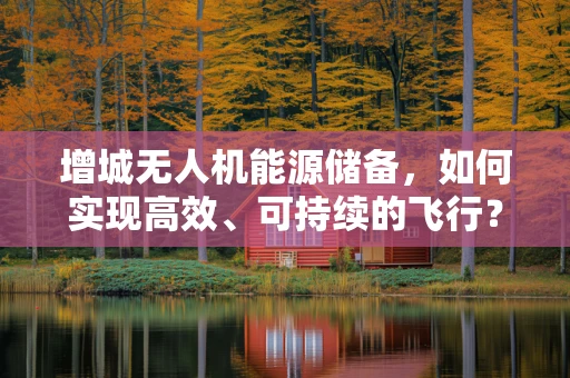 增城无人机能源储备，如何实现高效、可持续的飞行？