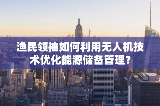 渔民领袖如何利用无人机技术优化能源储备管理？