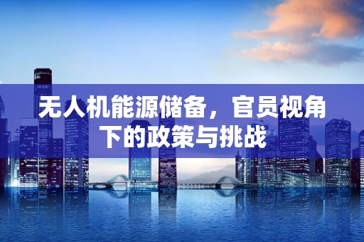 无人机能源储备，官员视角下的政策与挑战