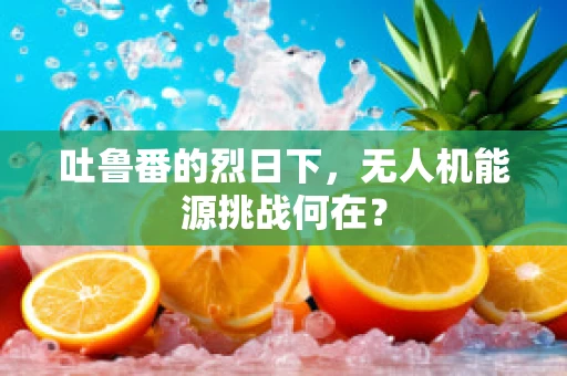 吐鲁番的烈日下，无人机能源挑战何在？