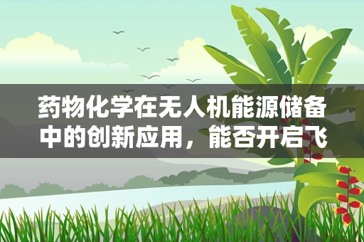 药物化学在无人机能源储备中的创新应用，能否开启飞行器自愈式能源新纪元？