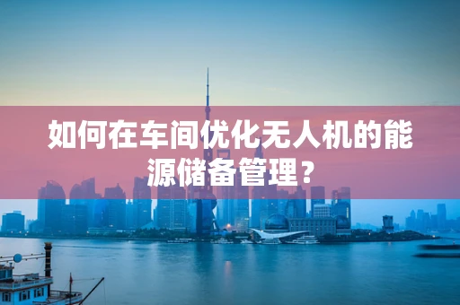如何在车间优化无人机的能源储备管理？