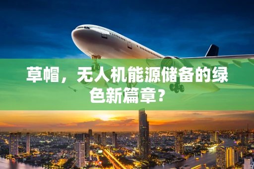草帽，无人机能源储备的绿色新篇章？