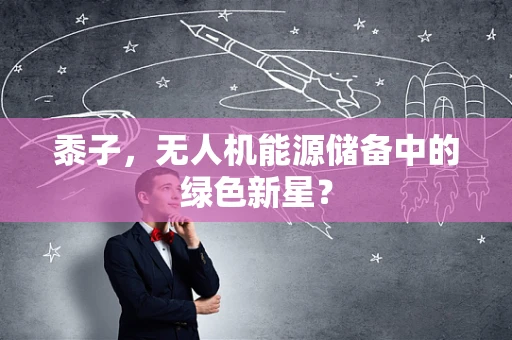 黍子，无人机能源储备中的绿色新星？