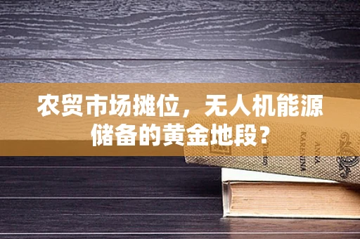 农贸市场摊位，无人机能源储备的黄金地段？