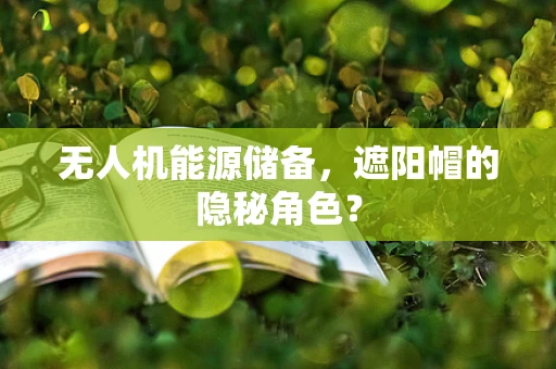 无人机能源储备，遮阳帽的隐秘角色？