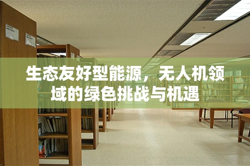 生态友好型能源，无人机领域的绿色挑战与机遇