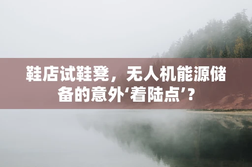 鞋店试鞋凳，无人机能源储备的意外‘着陆点’？