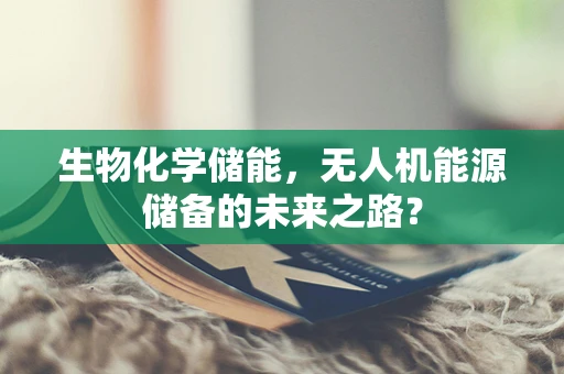 生物化学储能，无人机能源储备的未来之路？