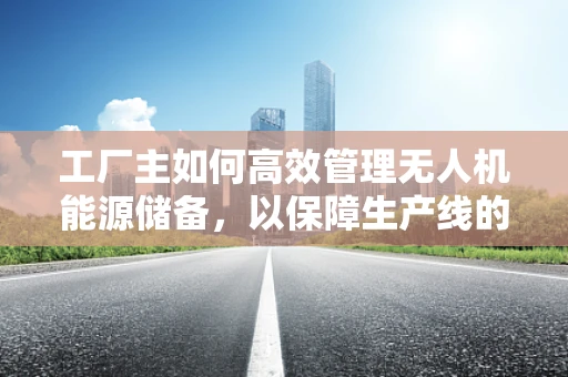 工厂主如何高效管理无人机能源储备，以保障生产线的持续运作？