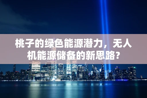 桃子的绿色能源潜力，无人机能源储备的新思路？