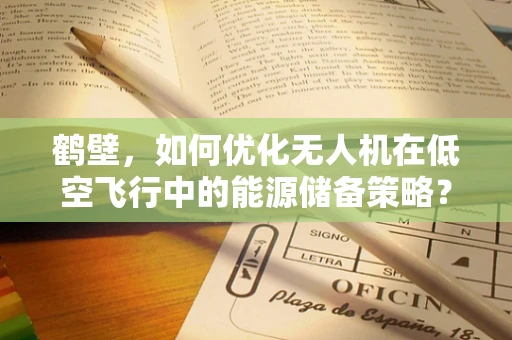 鹤壁，如何优化无人机在低空飞行中的能源储备策略？