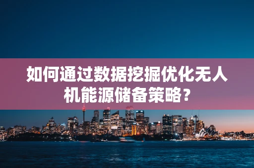 如何通过数据挖掘优化无人机能源储备策略？