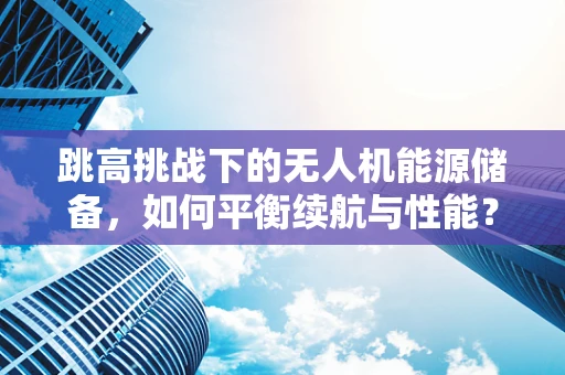 跳高挑战下的无人机能源储备，如何平衡续航与性能？