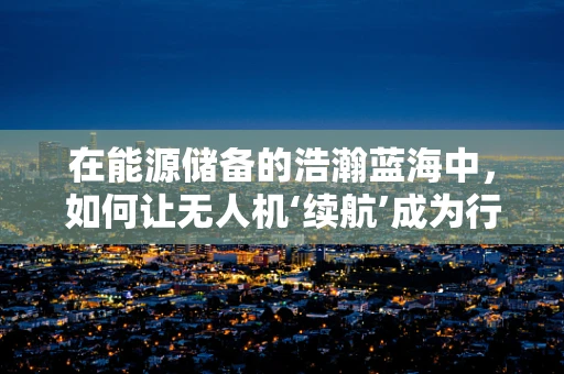 在能源储备的浩瀚蓝海中，如何让无人机‘续航’成为行业新标杆？