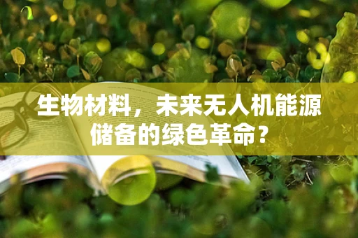 生物材料，未来无人机能源储备的绿色革命？