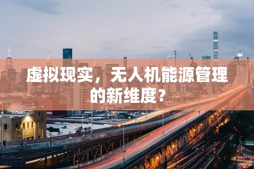 虚拟现实，无人机能源管理的新维度？