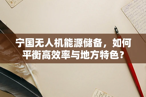 宁国无人机能源储备，如何平衡高效率与地方特色？
