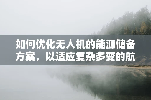 如何优化无人机的能源储备方案，以适应复杂多变的航空航天环境？